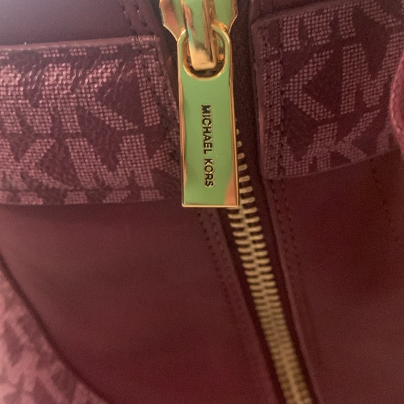 💖 MICHAEL Michael Kors Red Parker Logo-Panelled Ankle Boots NWOB 7 - Picture 6 of 15